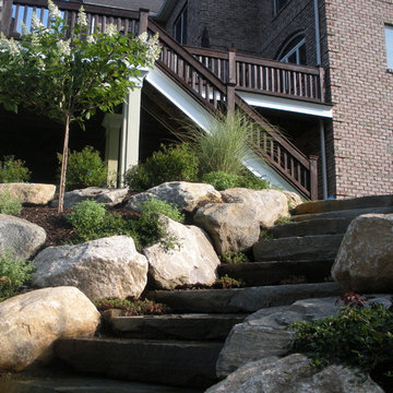 Hillside Issues? Set Boulders, Create Steps & Plant!