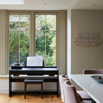 Family residence modernised with a kitchen-diner orangery