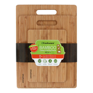 Freshware Plastic Cutting Boards For Kitchen (3-Piece) 