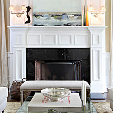 living room fireplace