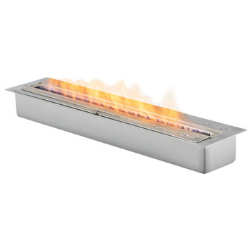 EcoSmart™ XL900 Bio Ethanol Burner, Ventless Fireplace Kit, Stainless Steel