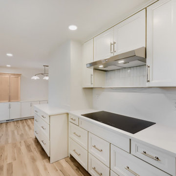 Full Kitchen & Bathroom Remodel | Warm Maple + Soft White Cabinetry | Colorado