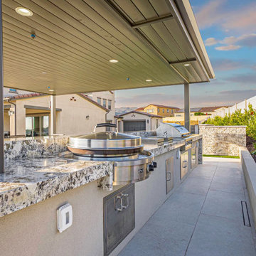 Outdoor Kitchen Featuring Evo Grill