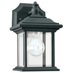 Generation Lighting Collection - Sea Gull Lighting 1-Light Wynfield Outdoor Lantern, Black - Blubs Not Included