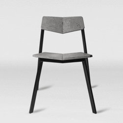 Bentu 'H' Concrete Chair - Dining Chairs