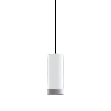 Novo Short Luminous Ring Acrylic Single Pendant White Socket