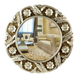 European Style Floral Bathroom Mirrors - Bathroom Mirrors