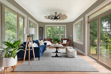Sunroom - modern sunroom idea in Minneapolis
