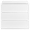 Bento 3-Drawer Changer Dresser With Removable Changing Tray, White