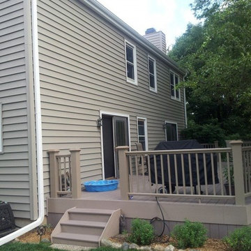 Alside Insulated Siding & Straight Shake Shingle Siding in Tuscan Clay in Lisle