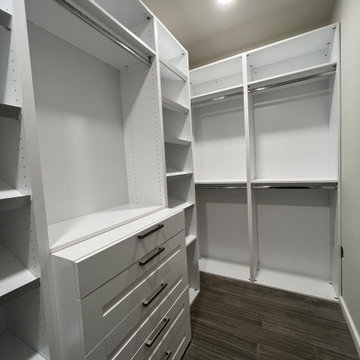 In stock Walk-in closet ready for delivery