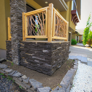 Willow Branch Arbor Feature and Porch