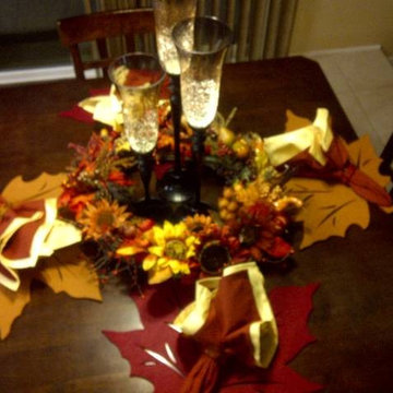 Fall / Thanksgiving Kitchenette Decorations