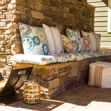 Hixson Project | Patio, Stone, Siding