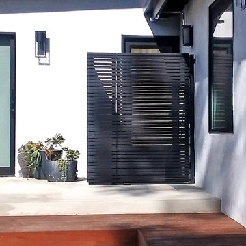 Custom Painted Wood Gate