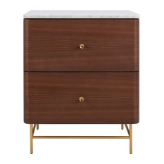 natural light wood nightstand
