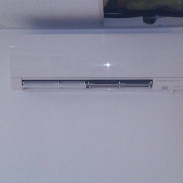 Mitsubishi Ductless Mini-Split Heat Pump for Basement space