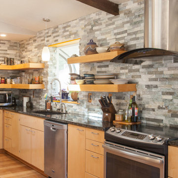 Ashland Kitchen update with reclaimed cabinets