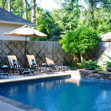 Poolside Houston