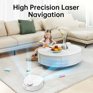 DreameTech DreameBot W10 Self-Cleaning Robot Vacuum and Mop - White