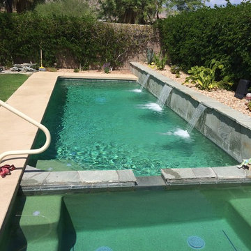 New Pool/Spa in small yard in Palm Springs