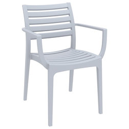 Transitional Outdoor Dining Chairs by Compamia