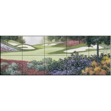 Tile Mural, Golf 8 by Douglas Laird