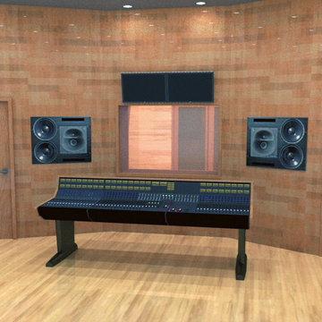 Control Room for Sonic Rocket Recording Studio