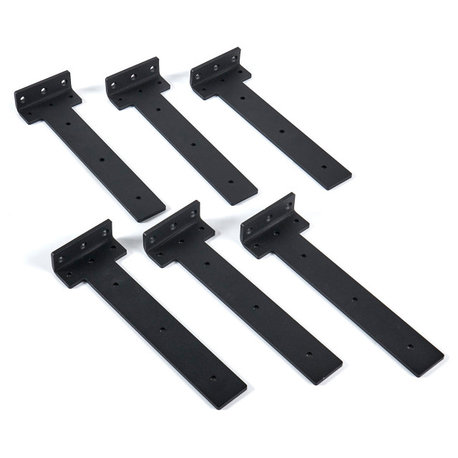 Standard Metal Shelf Bracket 6 Pcs Set