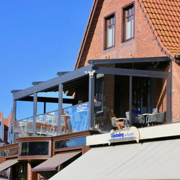 Balkonüberdachung Café & Bistro BAUMANN’s