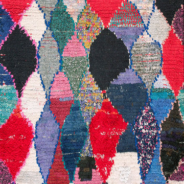 Moroccan - Boucherouitte Rugs #22445