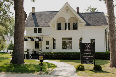 Example of an ornate exterior home design in Milwaukee