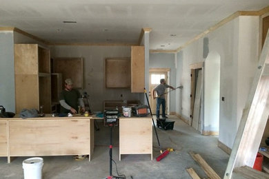 Inspiration for a craftsman home design remodel in Little Rock