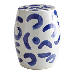 Chinese Ceramic Stool - Zen - Accent And Garden Stools