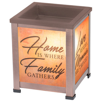Laughter Home Family Love Glass Warmer