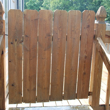 Pressure Treated Deck Stain Project Start to Finish
