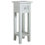 Elk Home - Elk Home Sutter, 26.8" End Table, Blue Finish - The Sutter End Table is perfectly proportioned forSutter 26.8 Inch End Blue *UL Approved: YES Energy Star Qualified: n/a ADA Certified: n/a  *Number of Lights:   *Bulb Included:No *Bulb Type:No *Finish Type:Blue