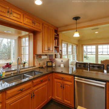 Gorgeous New Windows in Kitchen and Family Room - Renewal by Andersen Long Islan