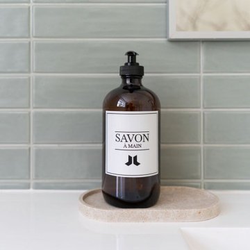 The serene bathroom