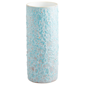 Sumba Vase, Mottled Pale Blue
