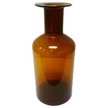 Medicine Jar Glass Vase, 14"