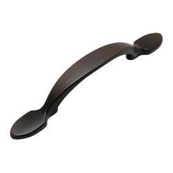 Cosmas - Cabinet Pull, 3" Hole Centers, Oil Rubbed Bronze, Set of 10 - Cabinet And Drawer Handle Pulls