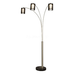 Steccia 3-Light Arc Lamp - Floor Lamps