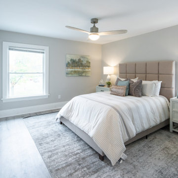 Mix of Rustic & Modern with Calming Blues & Neutrals