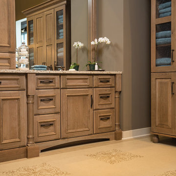 Cozy Cashew Master Bathroom Retreat