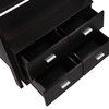 Colella 4-drawer Storage Bookcase Cappuccino