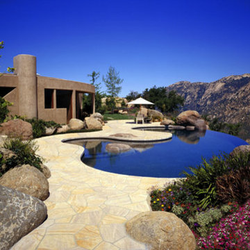Landscaping & Vanishing Edge Pool, Nathan Stinson Photography