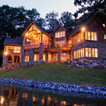 Luxury Lake Retreat - Architectural Designs House Plan 26600GG