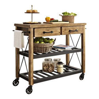 Crosley Roots Rack Industrial Kitchen Cart