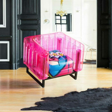 Clear Acrylic Accent Chairs